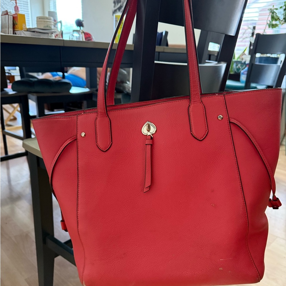 Kate Spade Leather Tote Bag | Pink